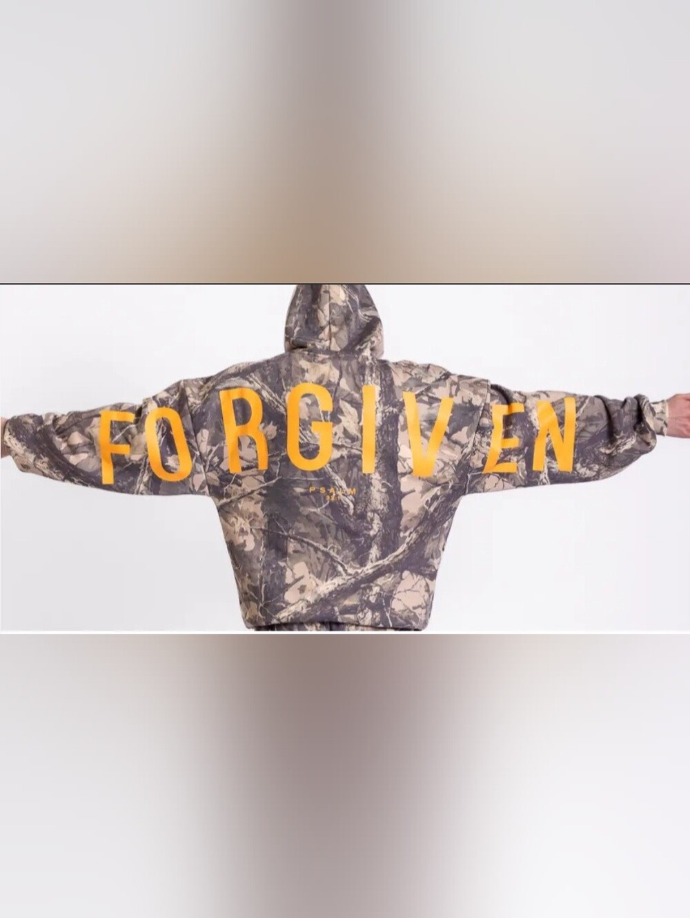 GLO Kingdom Essential Forgiven Fleece Hoodie. NWT. Unisex.